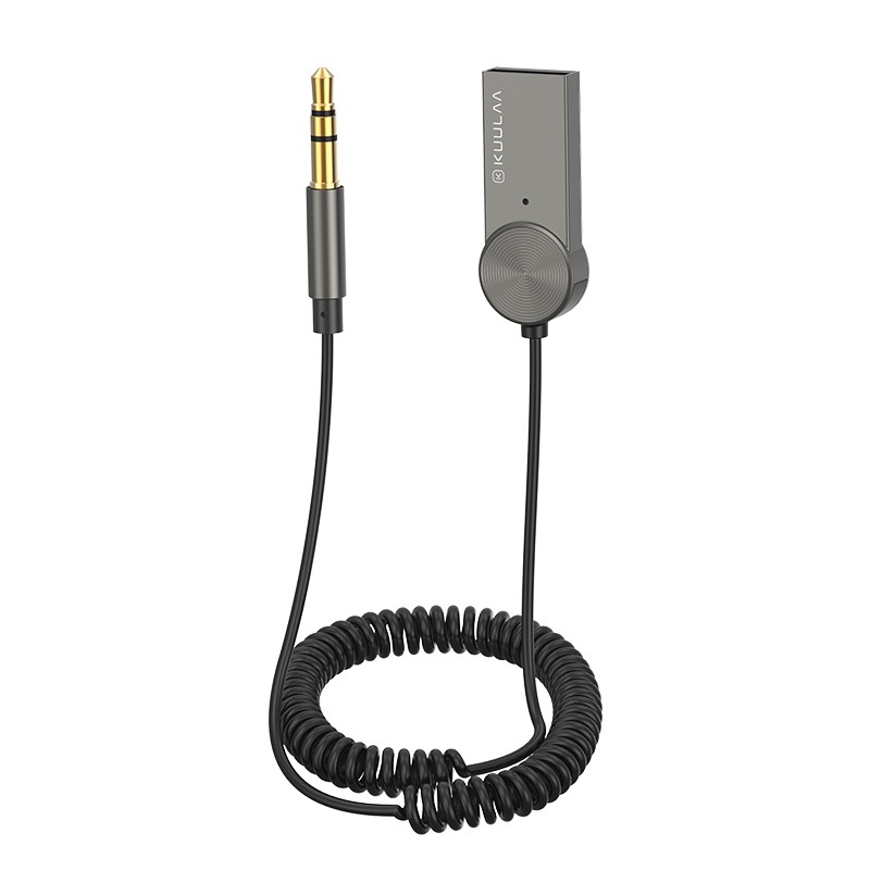 KUULAA- Aux 藍牙適配器適配器電纜適用於汽車 3.5 毫米插孔 Aux 藍牙 5.0 接收器揚聲器音頻音樂無線發射器