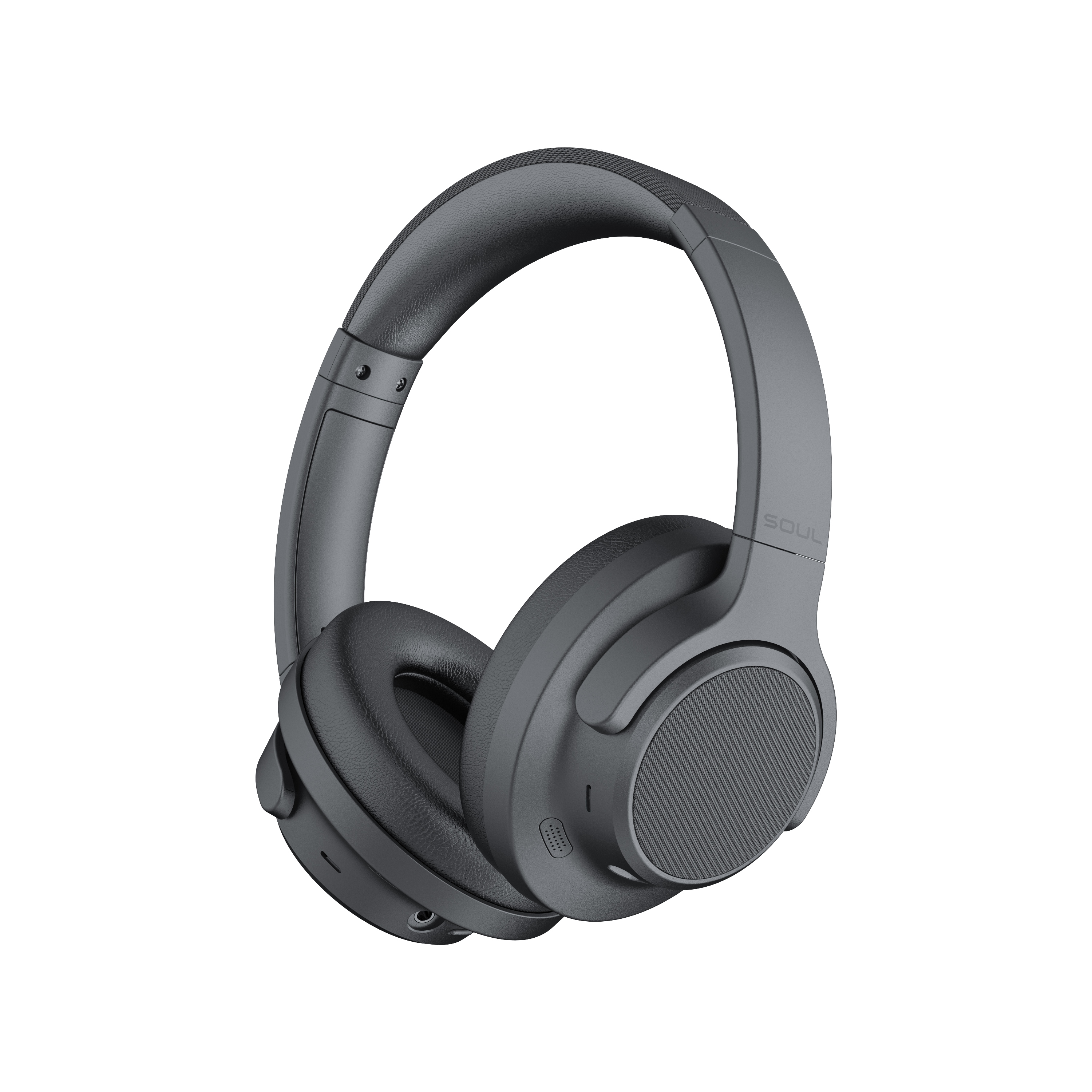 SOUL - ULTRA WIRELESS ANC - Hybrid Active Noise Cancellation Over-Ear Headphones (Black)