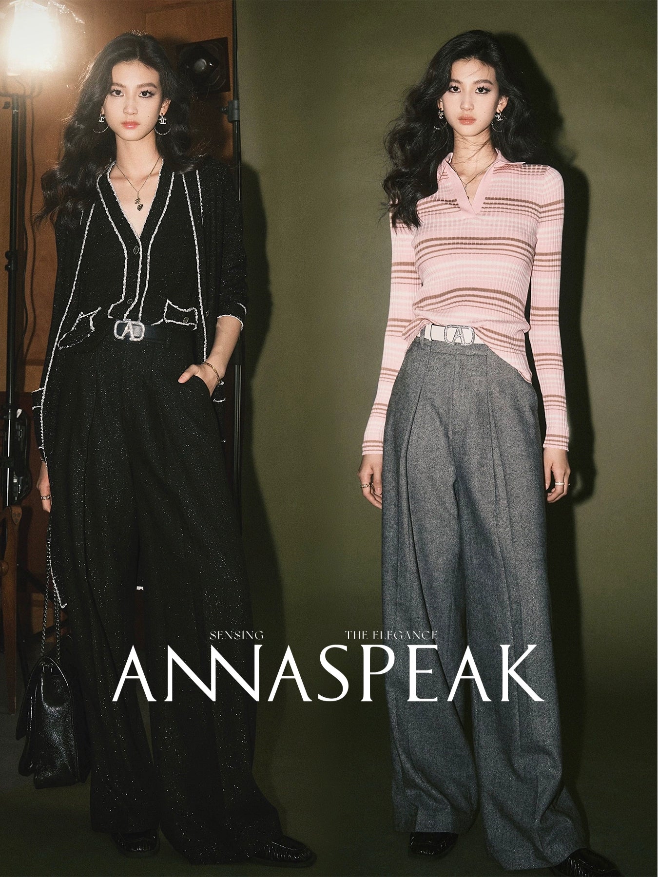 ANNASPEAK - DOUBLE-PLEAT HEAVYWEIGHT WOOL TROUSERS